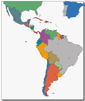 Spanish Speaking Map